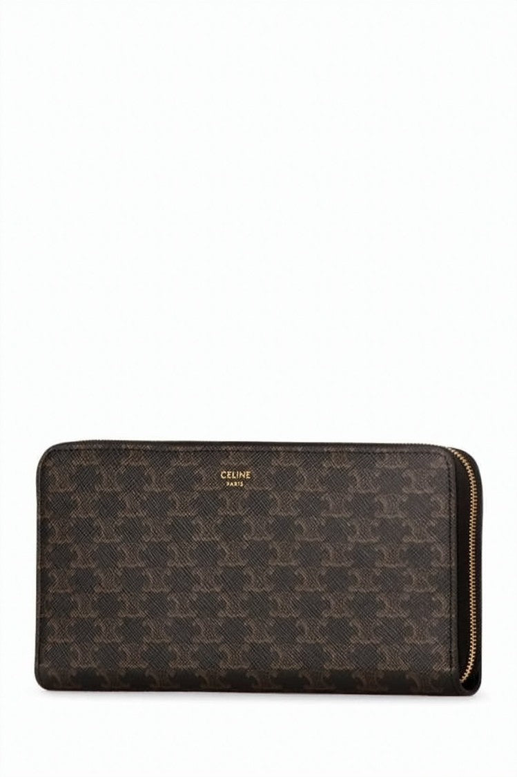 Celine Long Rectangular Canvas Wallet