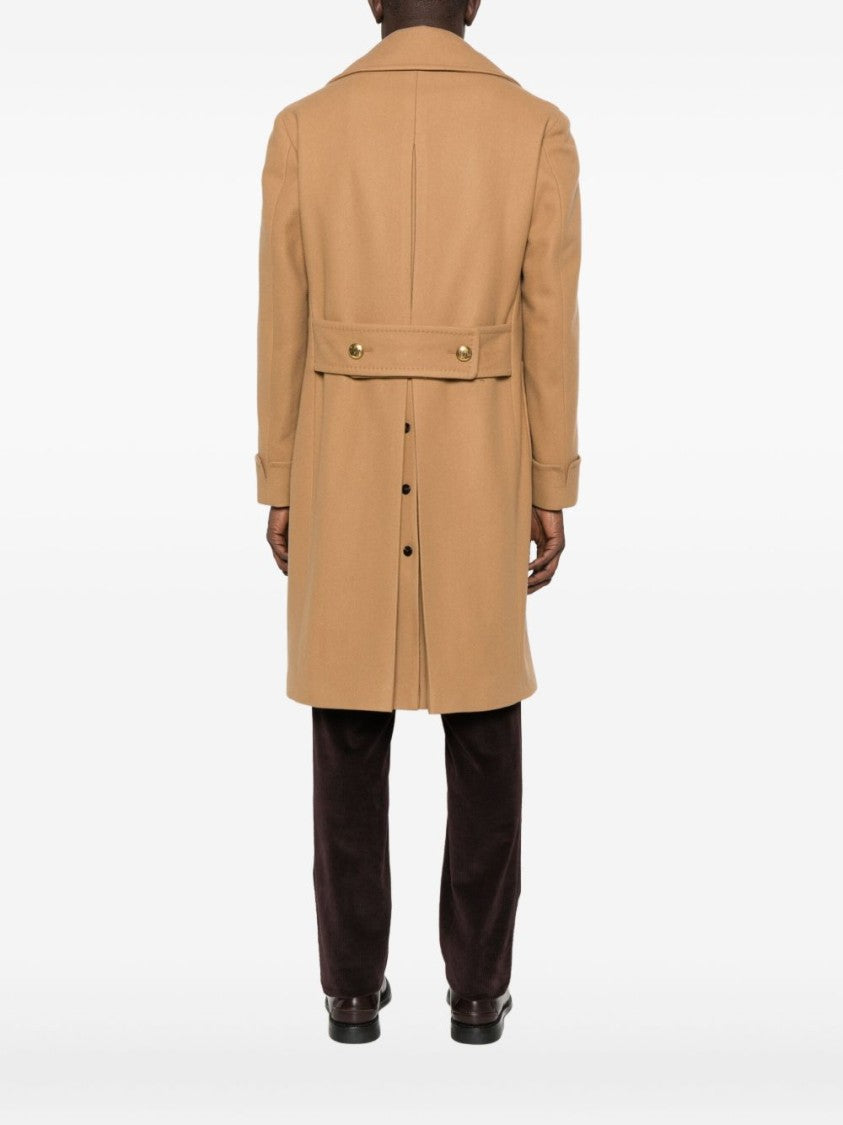 Gabriele Pasini Double-Breasted Camel Coat