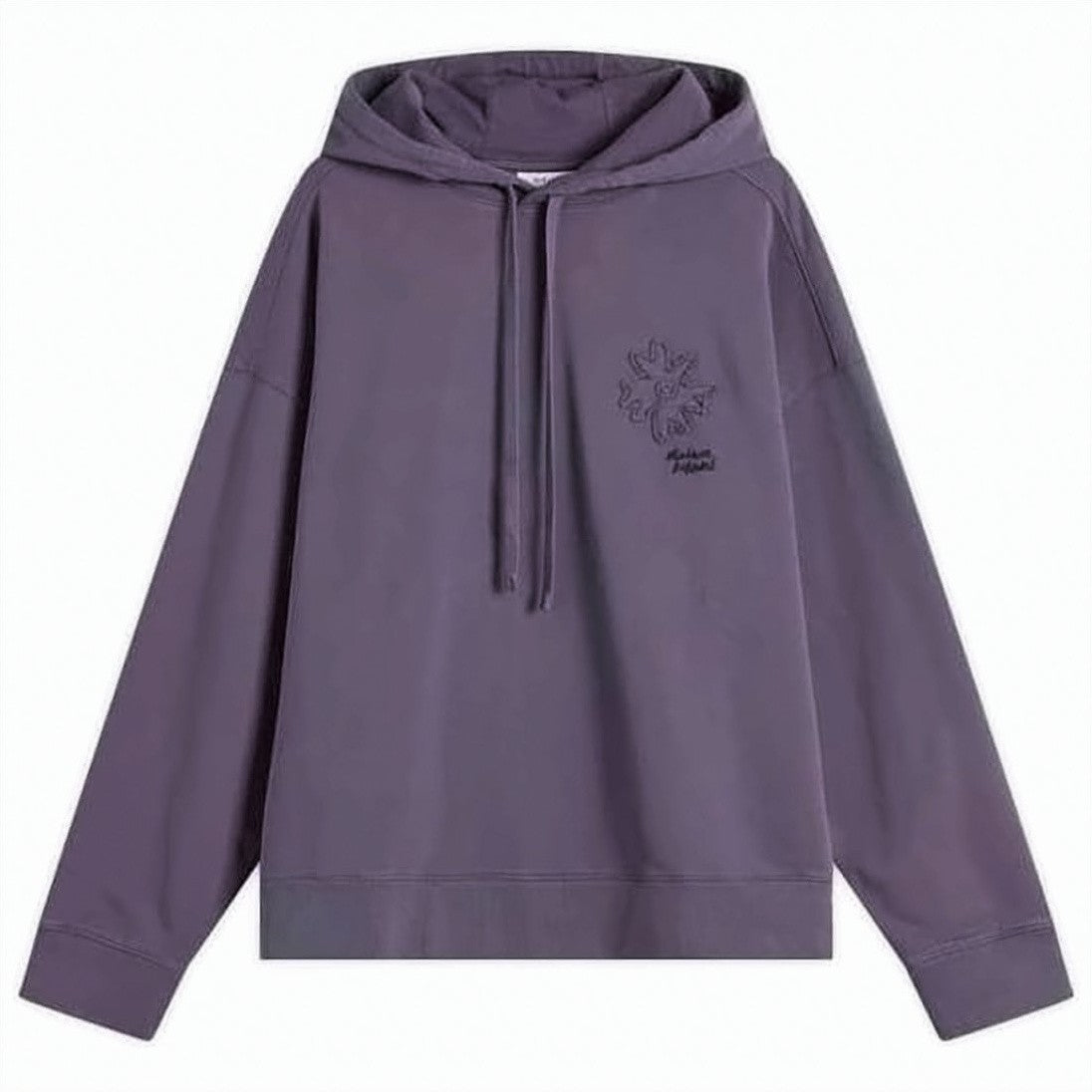 Maison Kitsuné Muted Purple Relaxed-Fit Hoodie
