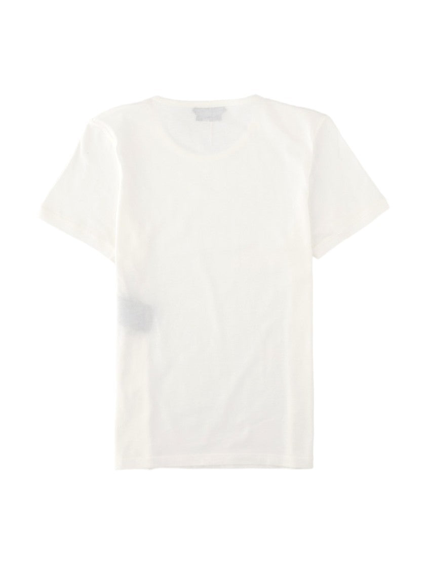 Tom Ford White Minimalist Crew Neck Relaxed Fit Cotton T-Shirt