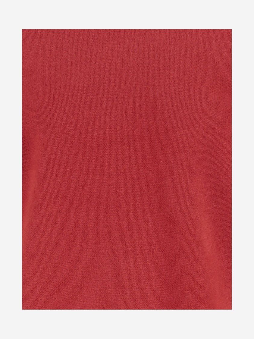 Carven V-Back Cashmere Sweater