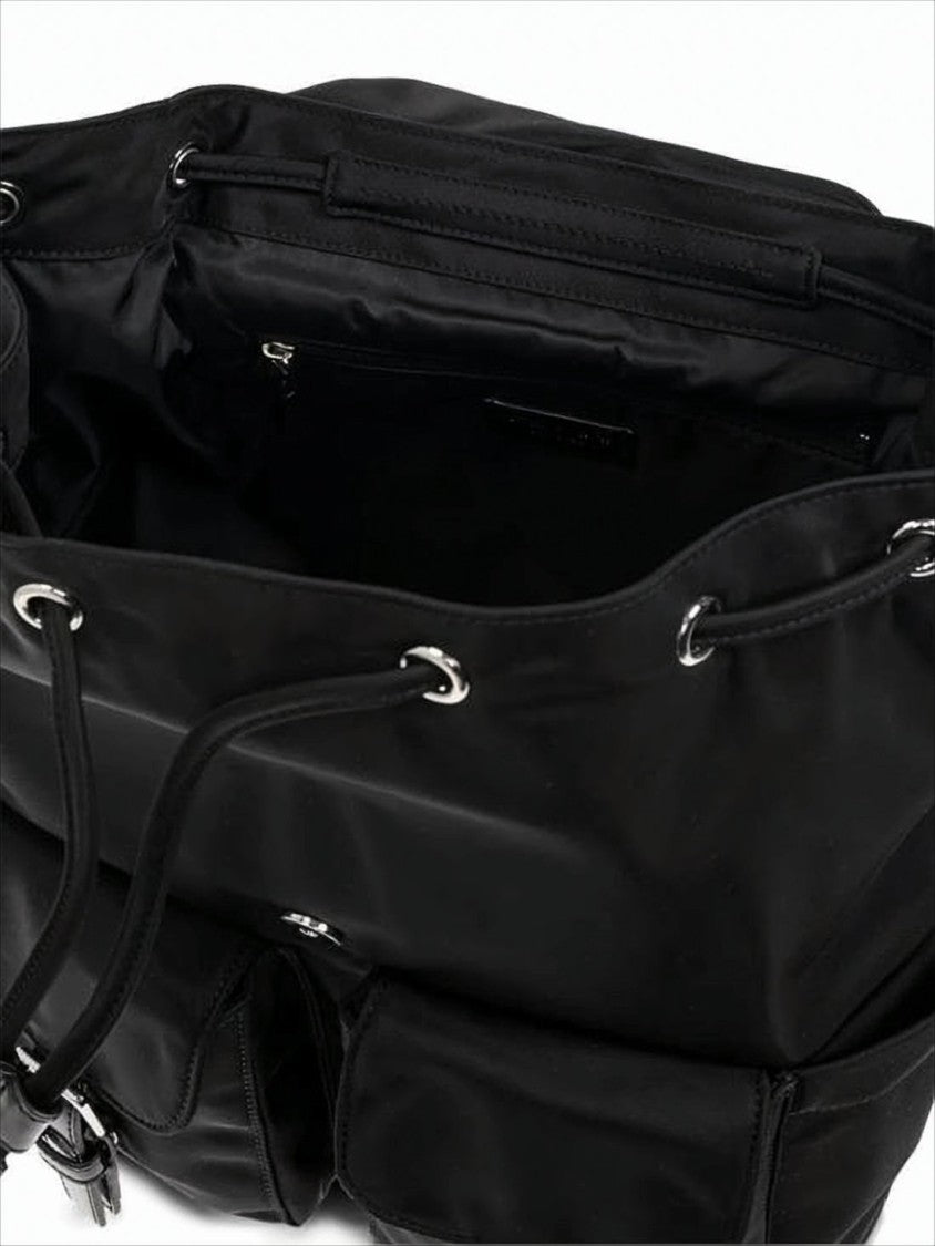 Tory Burch Nylon Flap Top Backpack With Buckle Closure