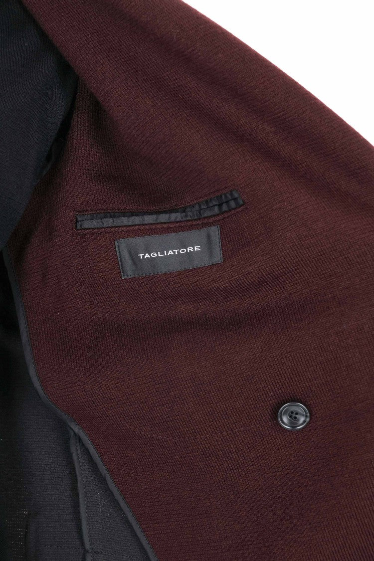 Tagliatore Montecarlo Wool Jersey Double-Breasted Jacket