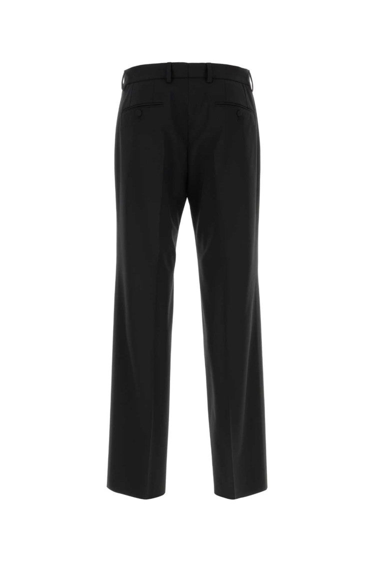 Dolce & Gabbana Black Stretch Wool Pant