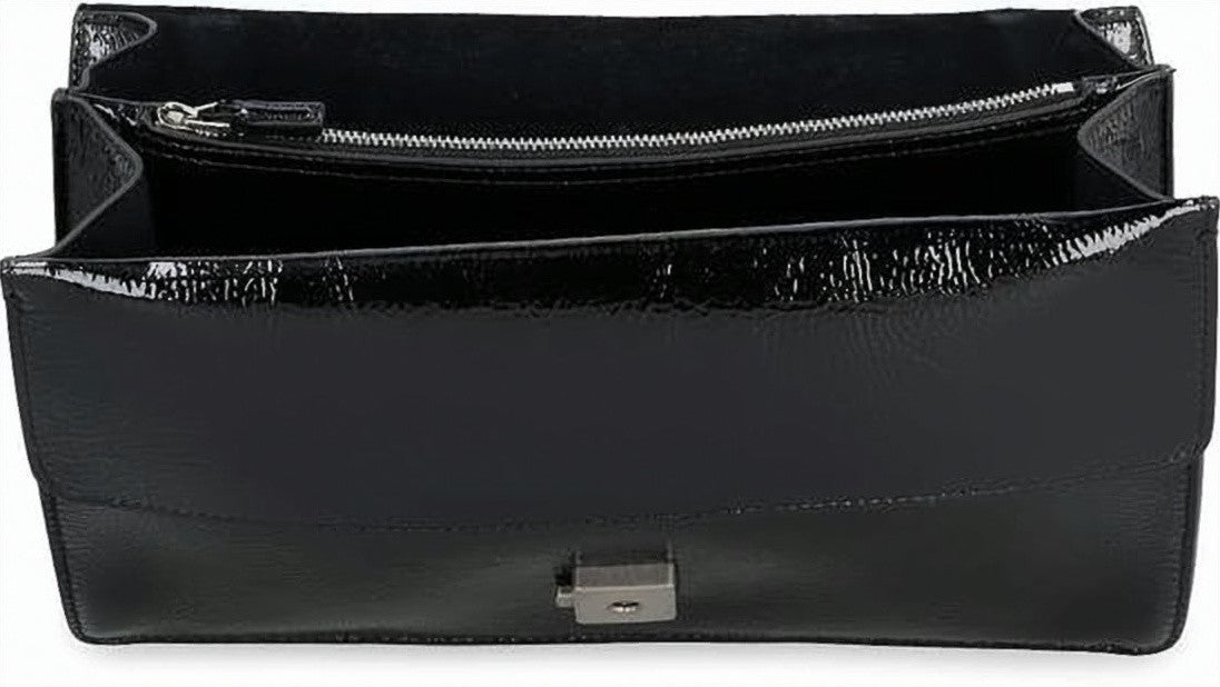 Gucci Rectangular Patent Leather Shoulder Bag
