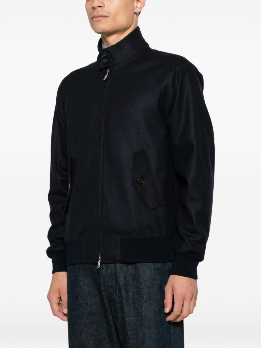 Baracuta Classic Bomber Jacket With Tartan Lining