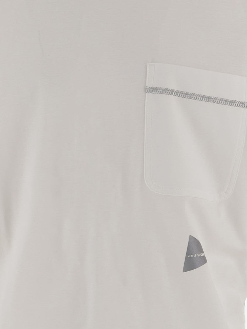 And Wander Cotton T-Shirt With Subtle Logo Print