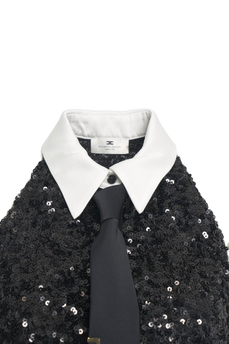 Elisabetta Franchi Red Carpet Sequin Dress