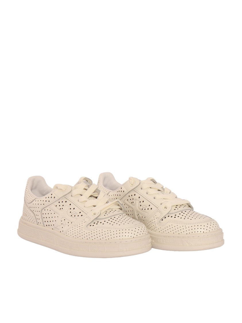 Premiata Low-Top Sneakers With Textured Panels