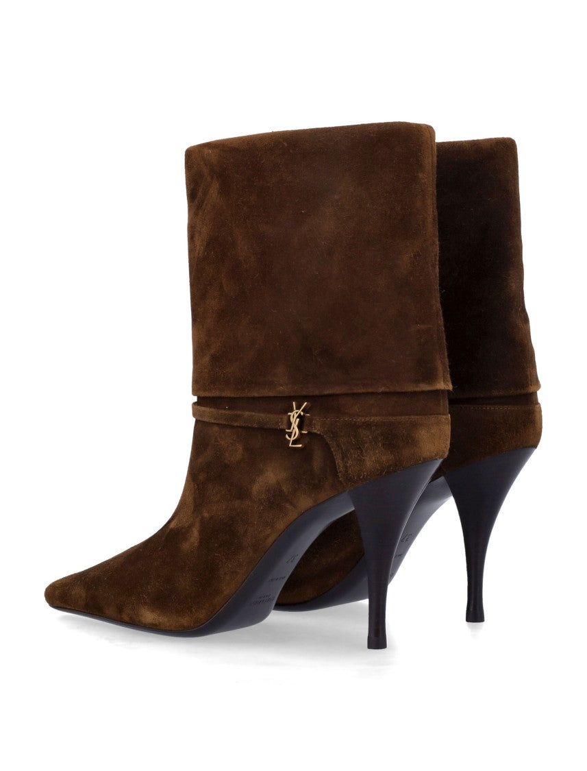 Saint Laurent Pointed Toe Stiletto Booties