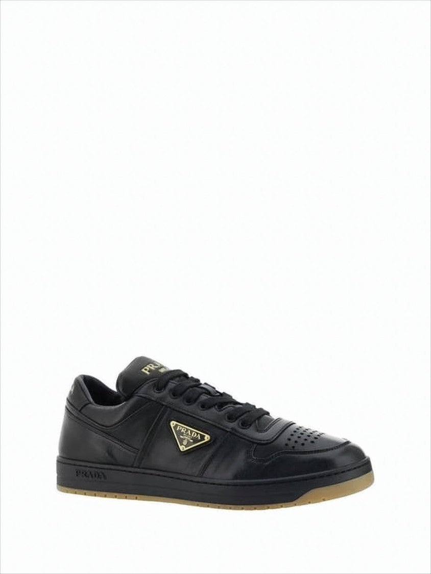 Prada Low-Top Sneakers With Perforated Leather Upper