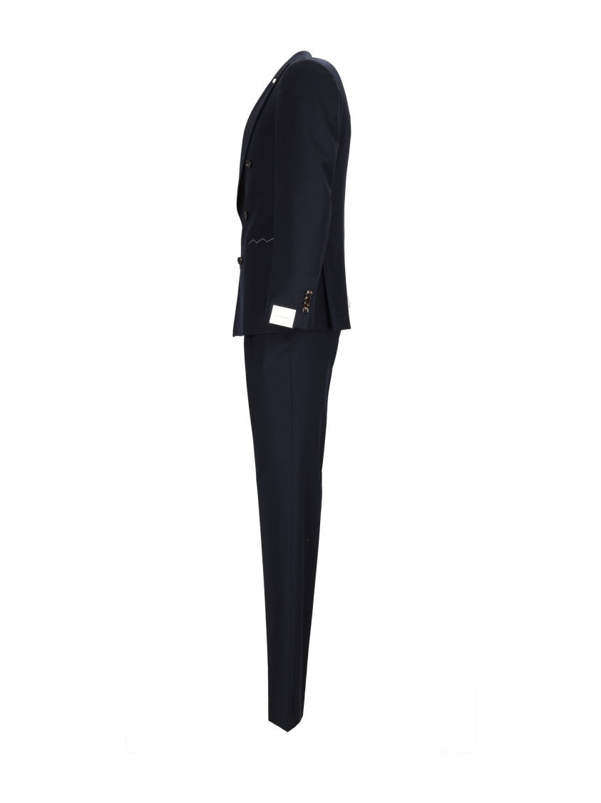Luigi Bianchi Sartoria Drop 7 Double-Breasted Suit