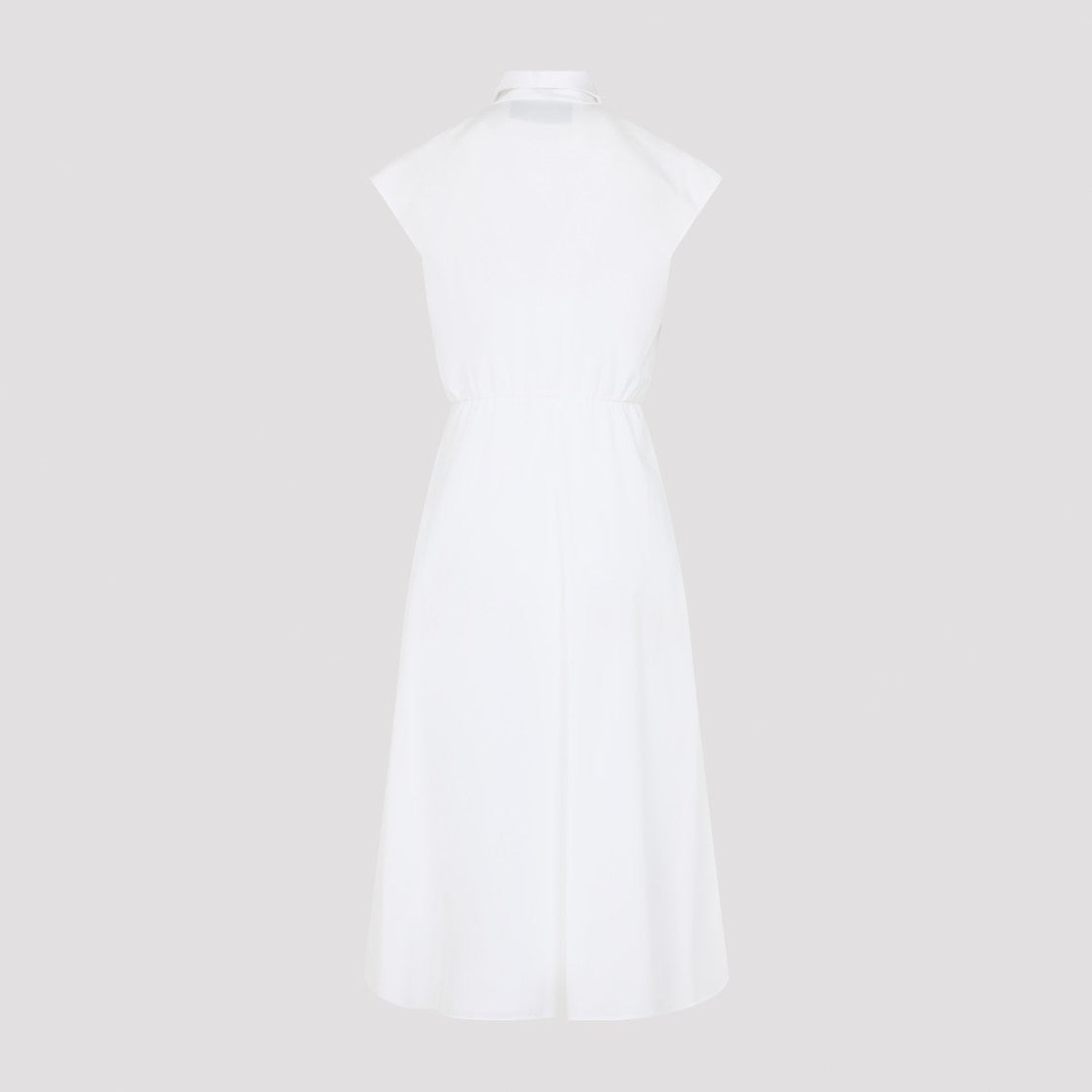 Valentino Cut-Out Embroidered Cotton Midi Dress