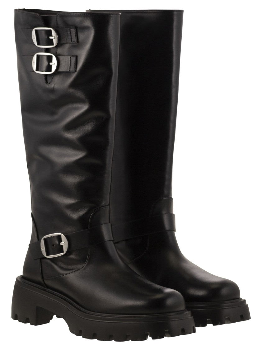 Stuart Weitzman Emerson Moto - Leather Boot
