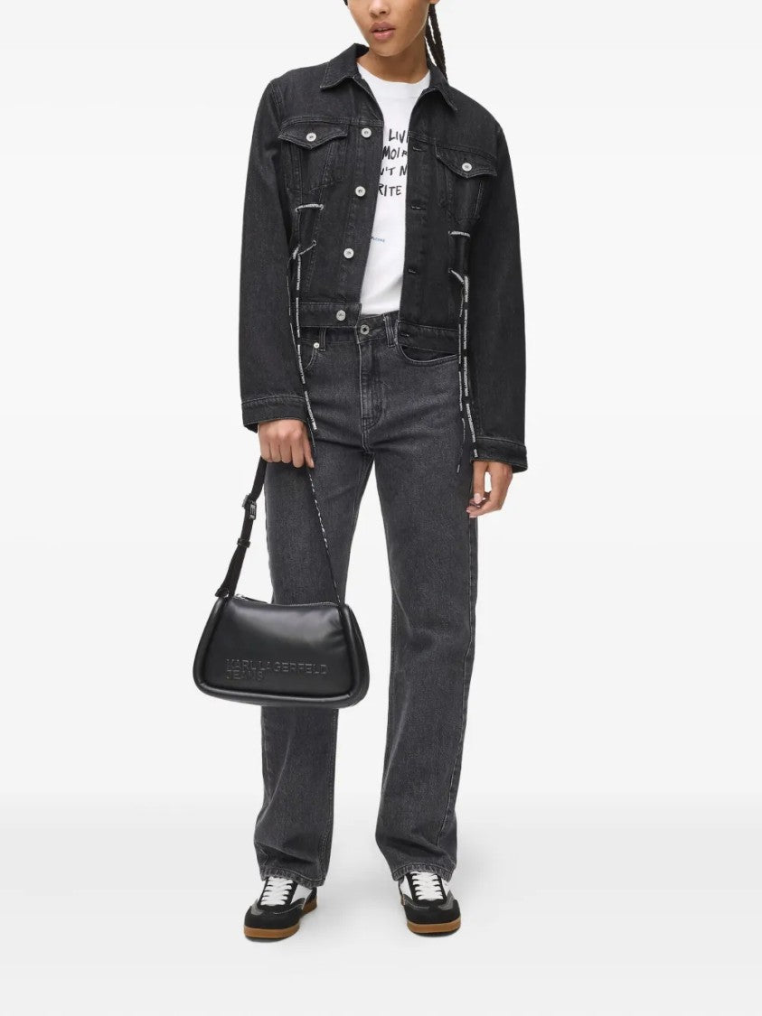 Karl Lagerfeld Tailored Structured Fit Refined Detailing Jacket
