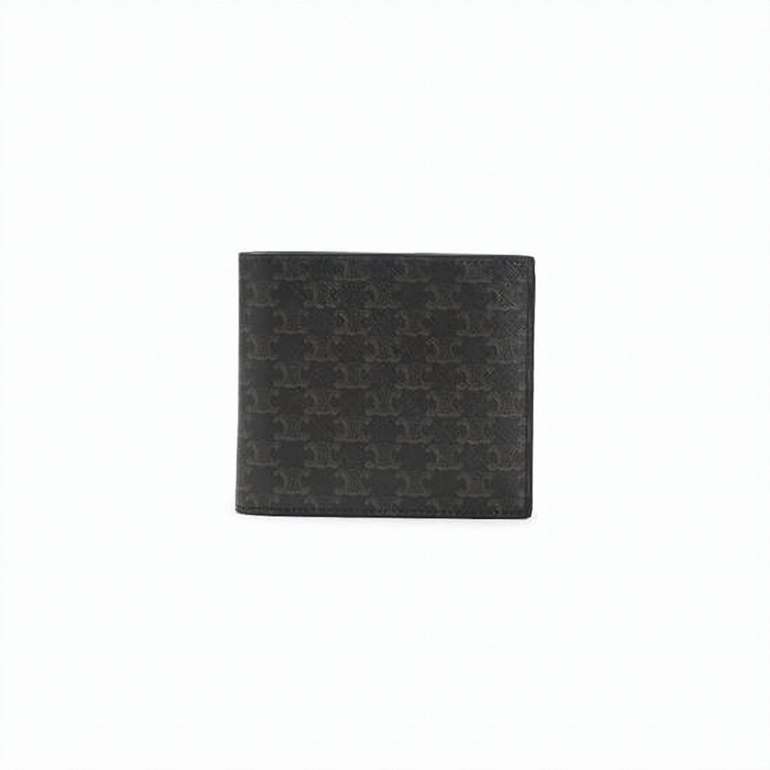 Celine Celine Triomphe Canvas Bifold Wallet With Coin Compartment