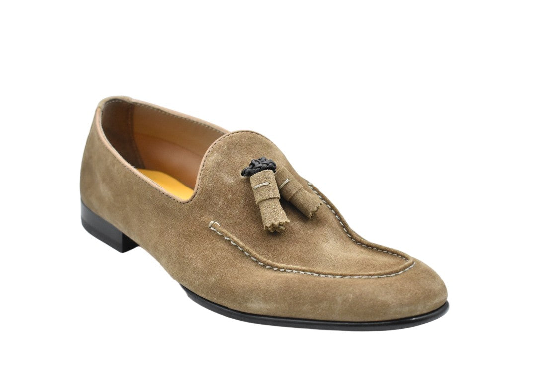 Doucal's Brown Sasamo Leather Blake Construction Loafers