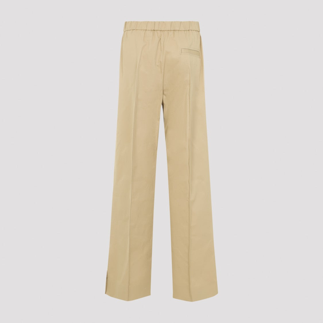 Jil Sander Straight-Leg Trousers With High Elastic Waistband