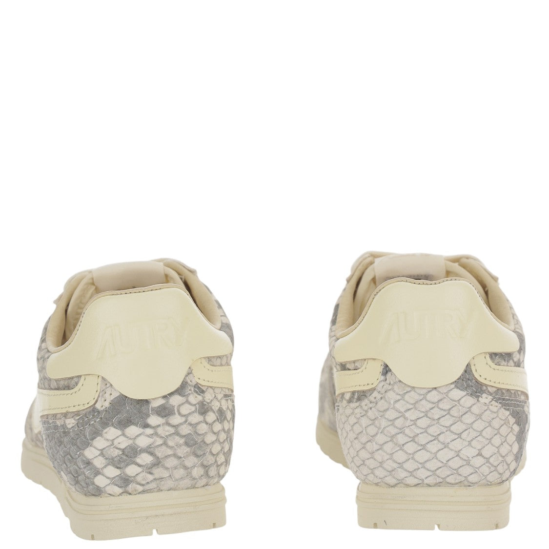 Autry Animal Print Sneakers With Contrast Padded Collar