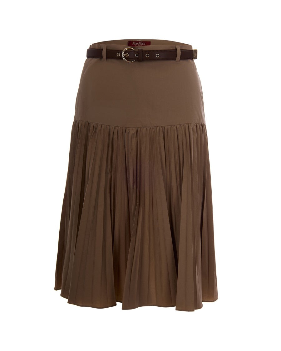 Max Mara Colonial Pleated Skirt