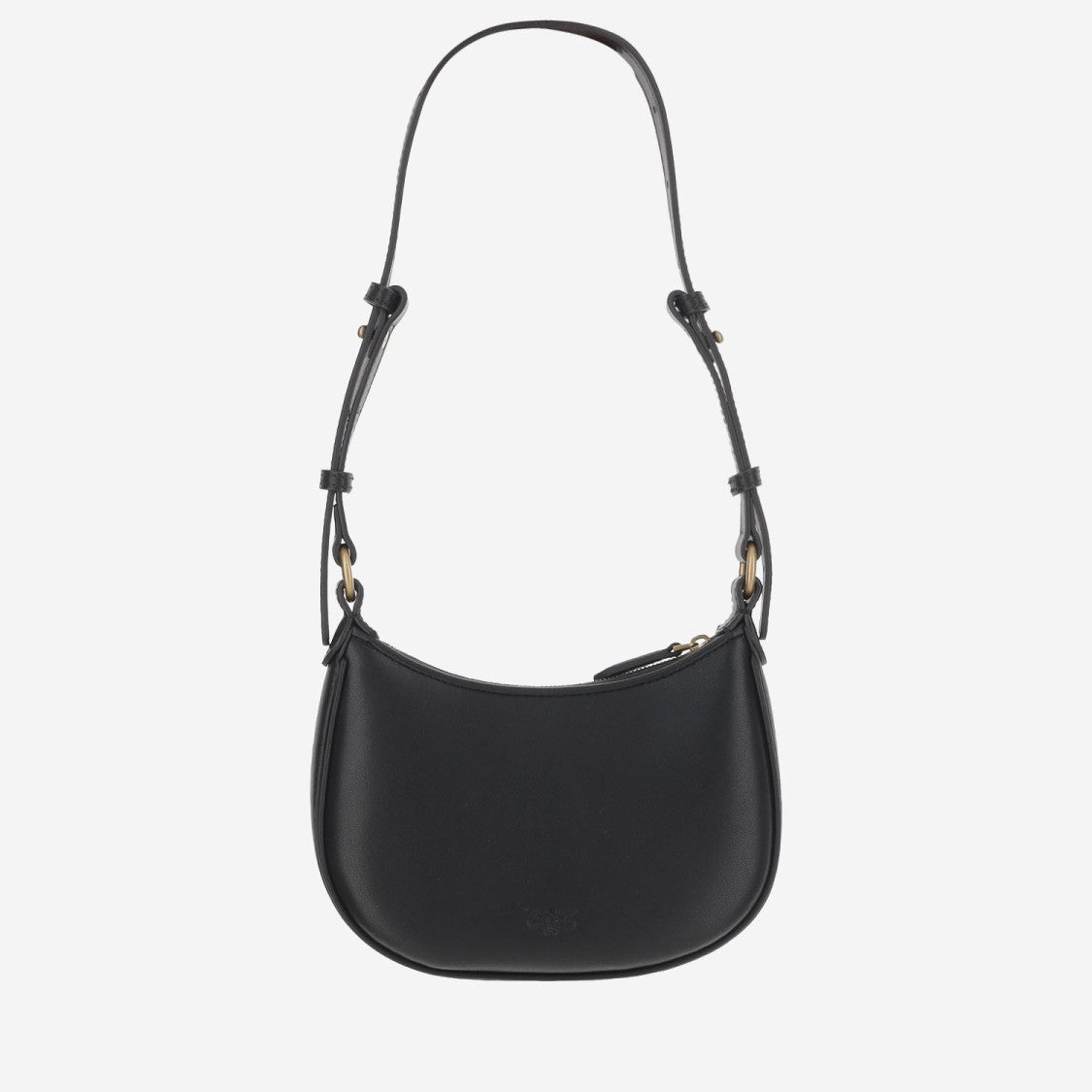 Pinko Baby Half Moon Leather Shoulder Bag