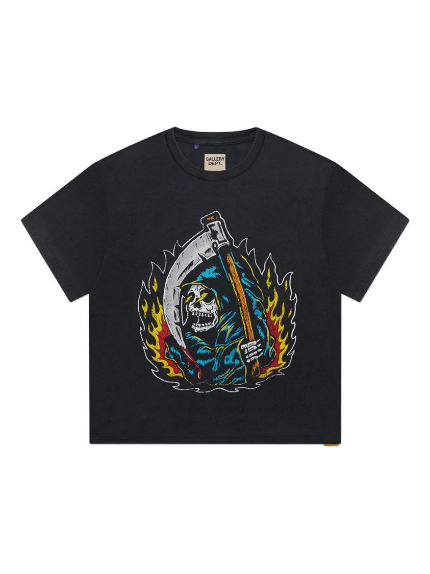 Gallery Dept. Distressed Graphic Print T-Shirt