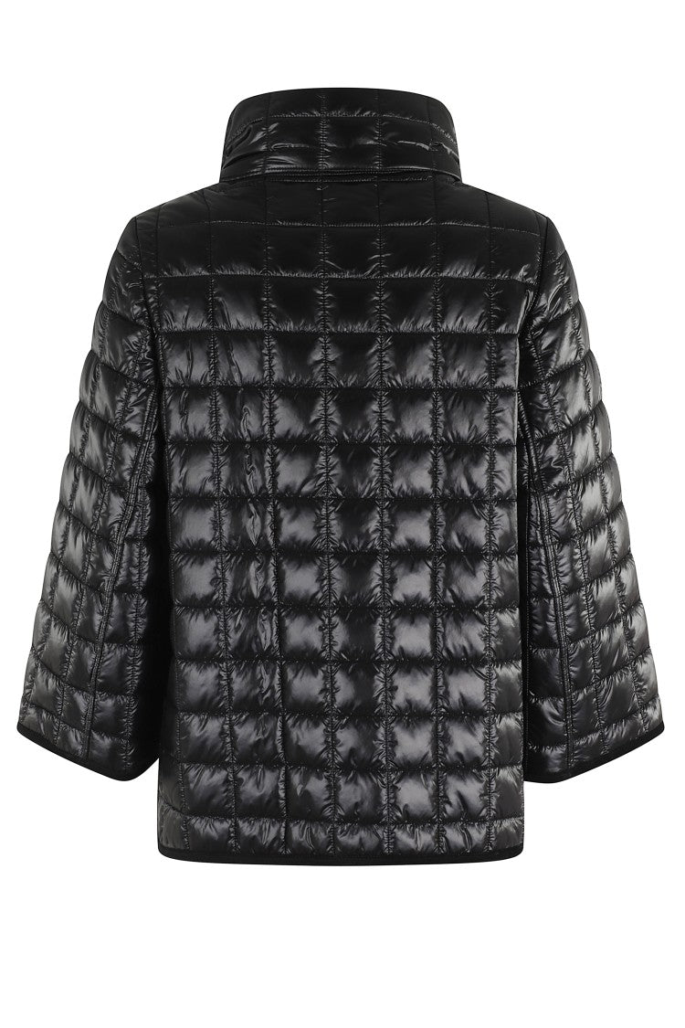 Fay Quilted Black Nylon Jacket