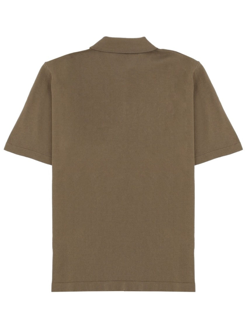 A.P.C. Minimalist Cotton Embroidered Polo Shirt