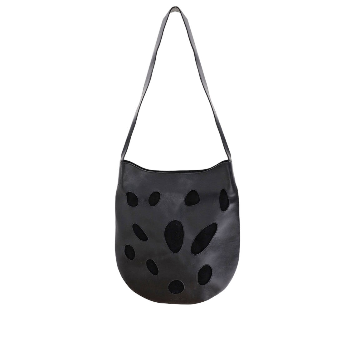Niccolò Pasqualetti Leather Shoulder Bag With Suede Accents And Top Handle