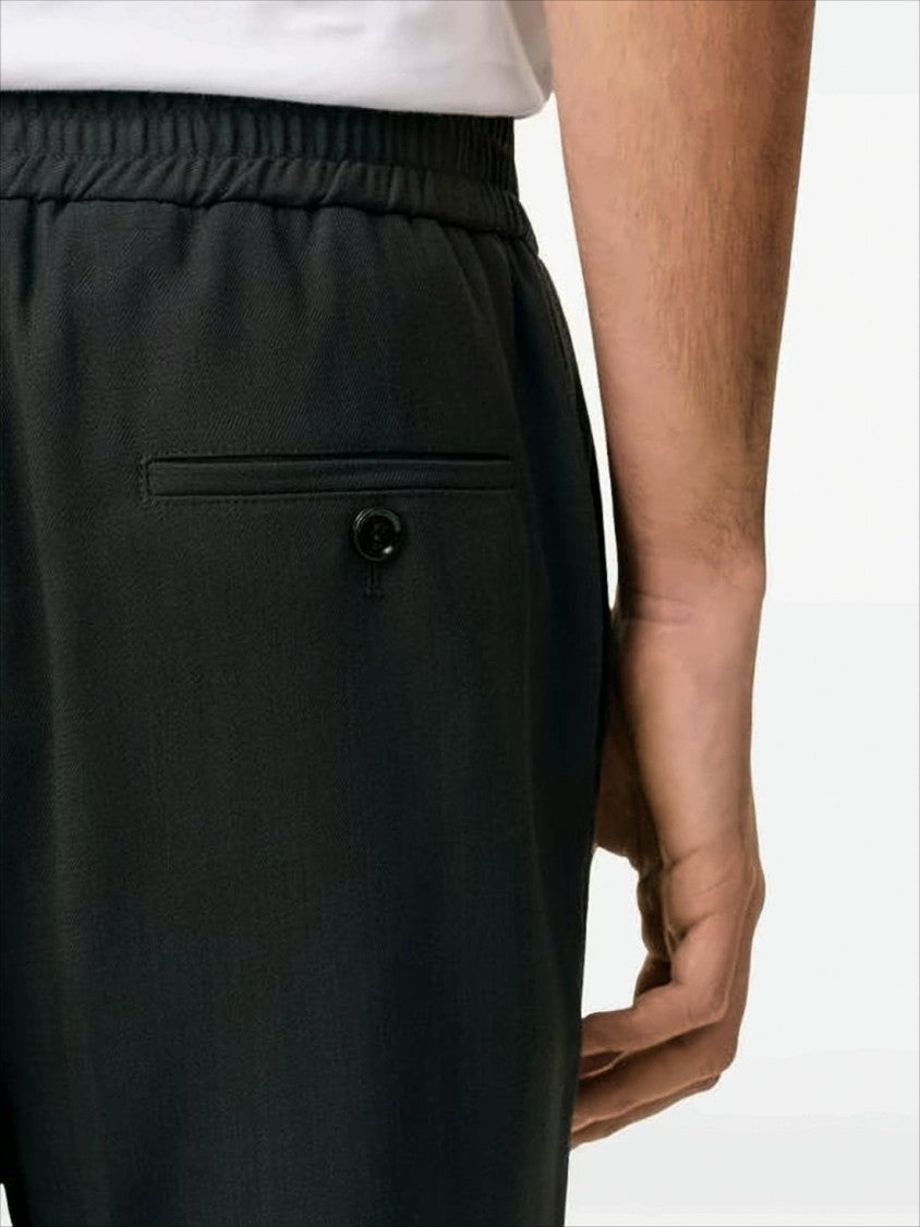Ami Paris Tailored Straight-Leg Wool Suit Pants