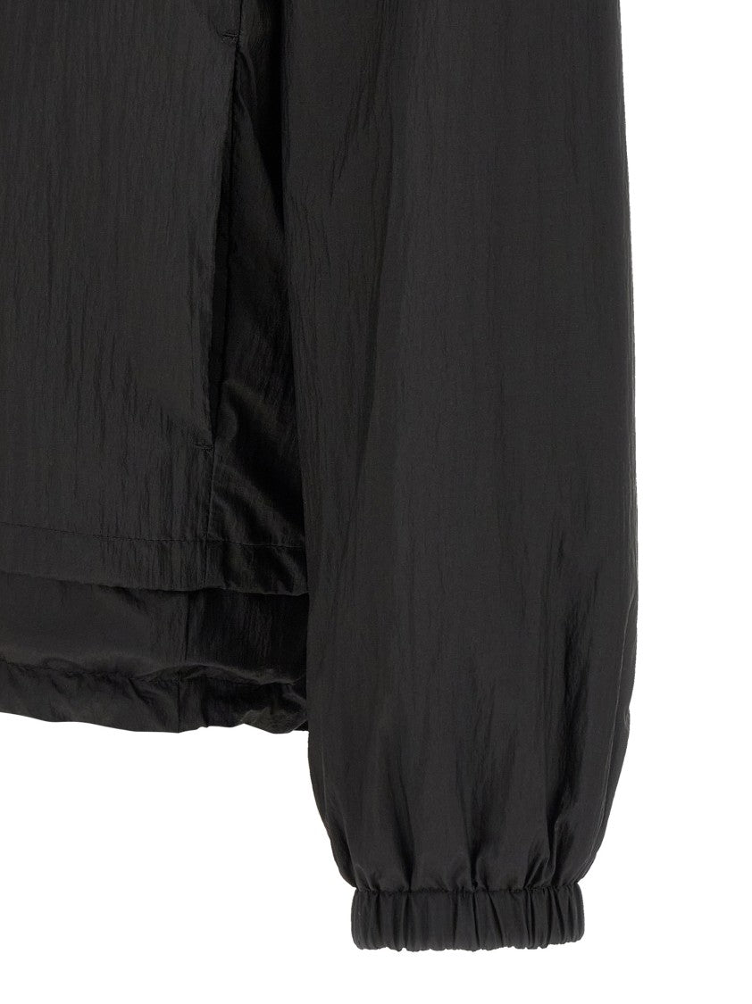 Fendi Reversible Anorak With Contrast Piping And Subtle Logo Print