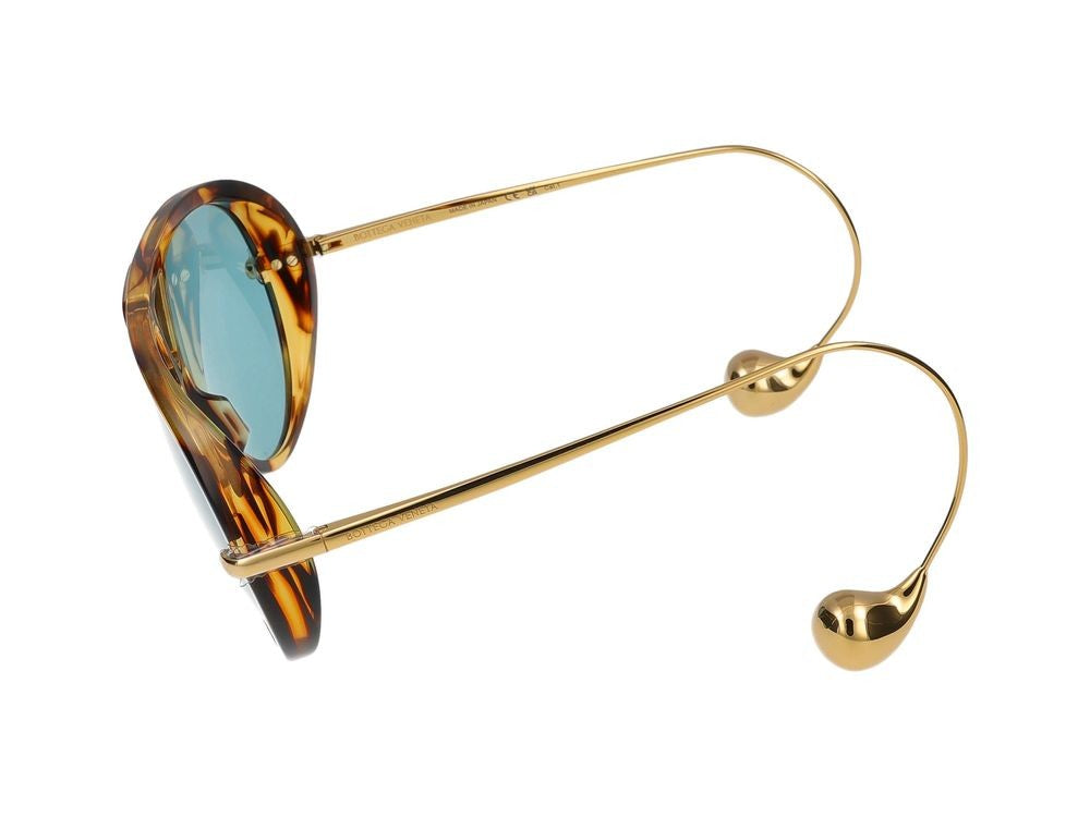Bottega Veneta Sunglasses Bv1273s 007 Havana Gold Green 63/12/180