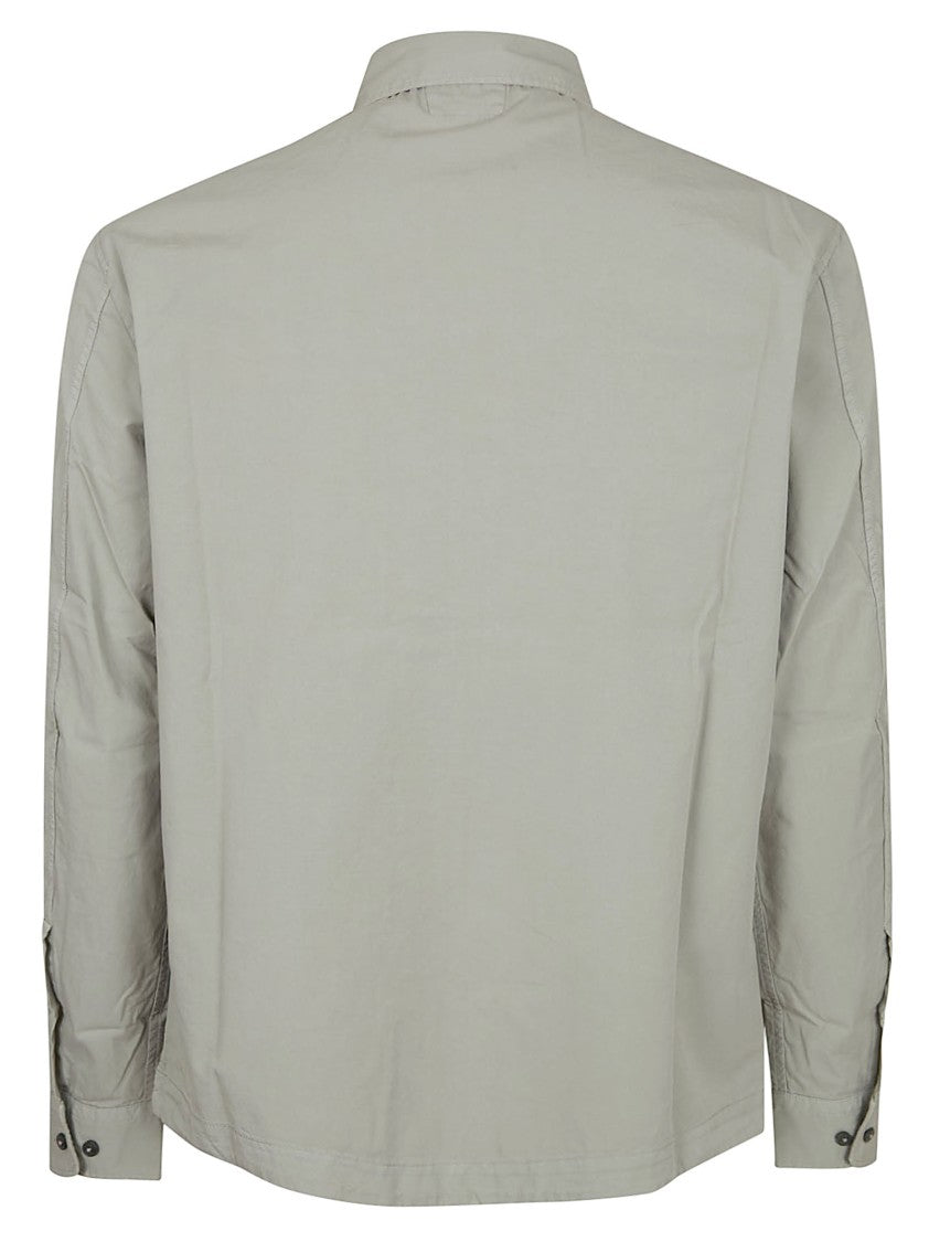 C.P. Company Organic Gabardine Zipped Lens Overshirt