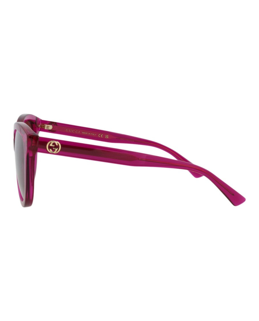Gucci Round-Frame Recycled Acetate Sunglasses