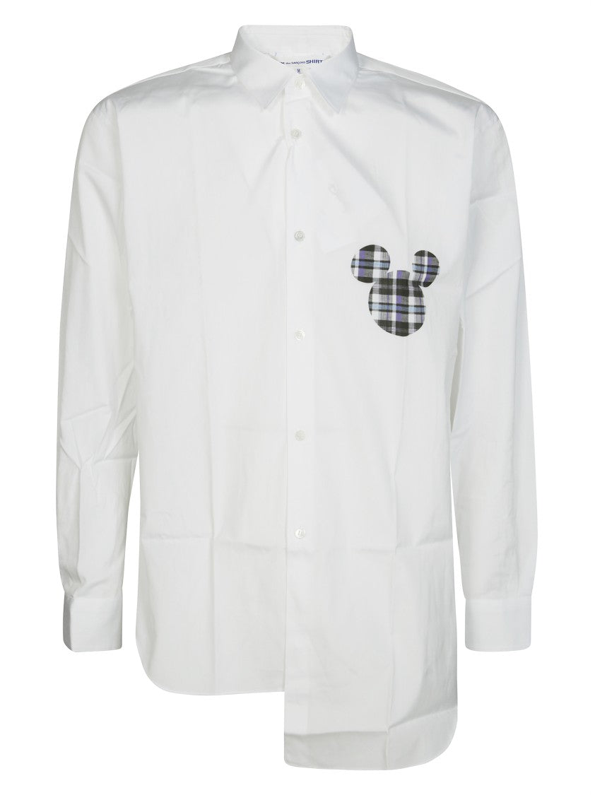 Comme Des Garçons Woven White Shirt