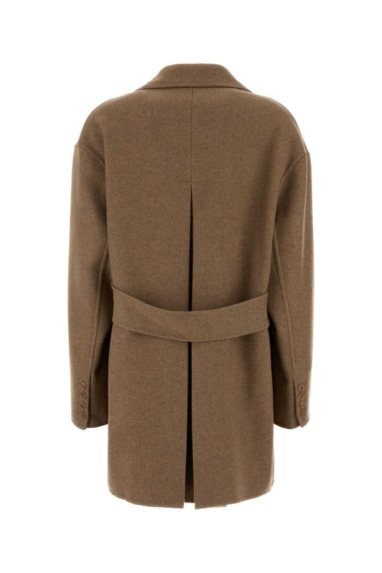 Ermanno Scervino Camel Wool Blend Blazer
