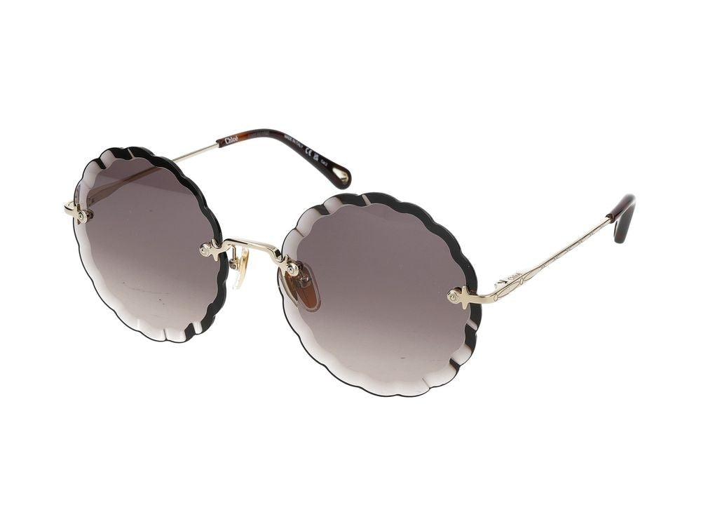Chloé Sunglasses Ch0047s 001 Gold Gold Brown 60/17/140