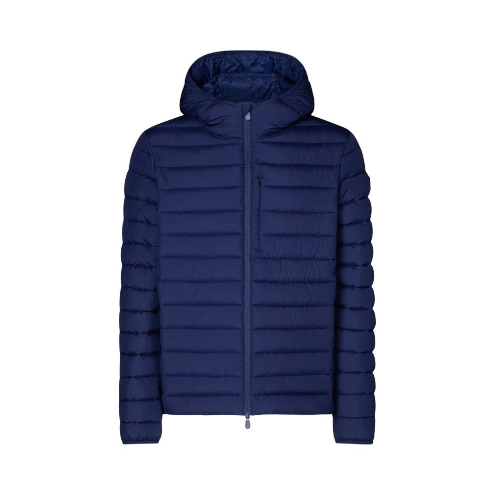 Save The Duck Quilted Hooded Double-Slider Zip Light Jacket