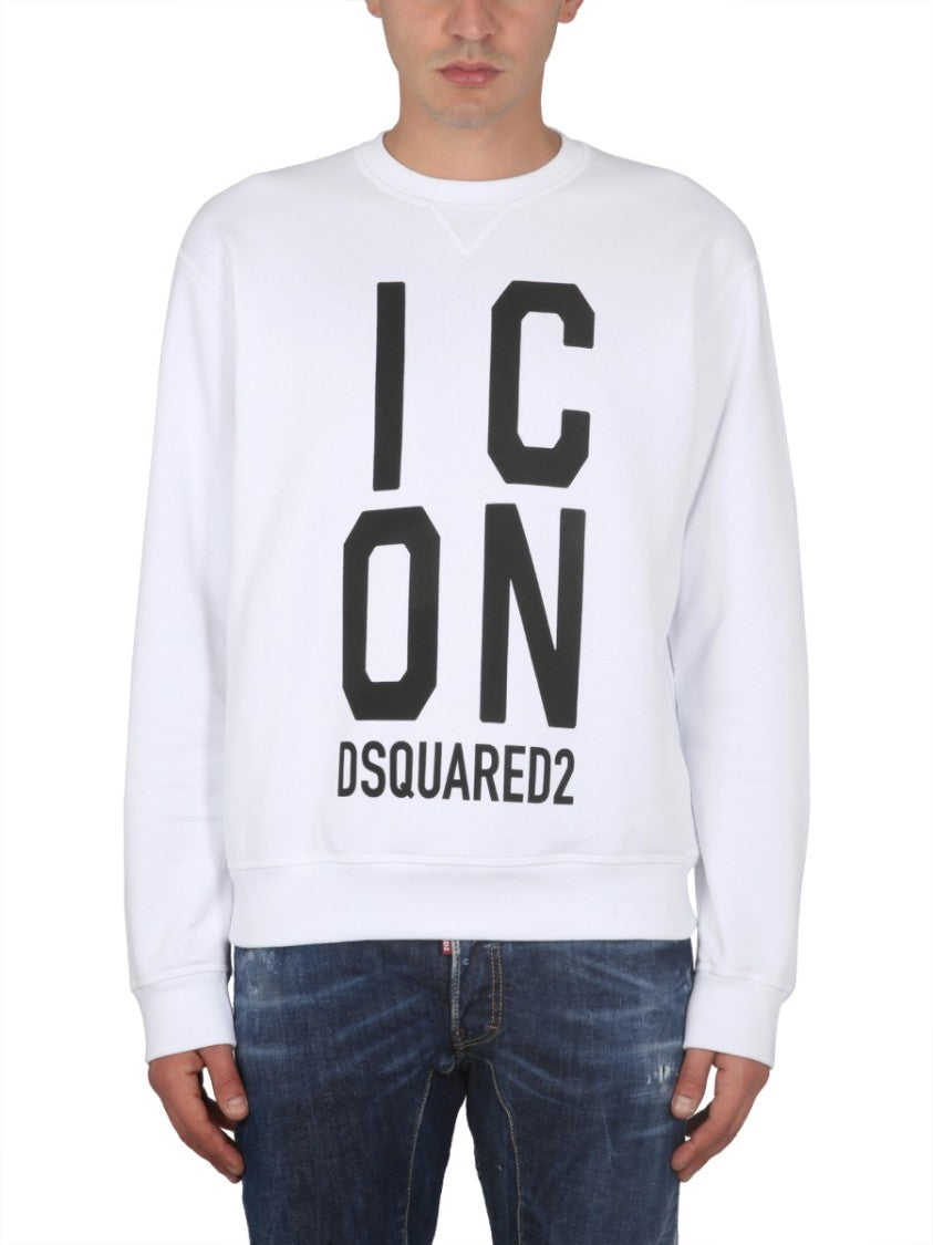 Dsquared2 Logo-Embellished Cotton Sweatshirt