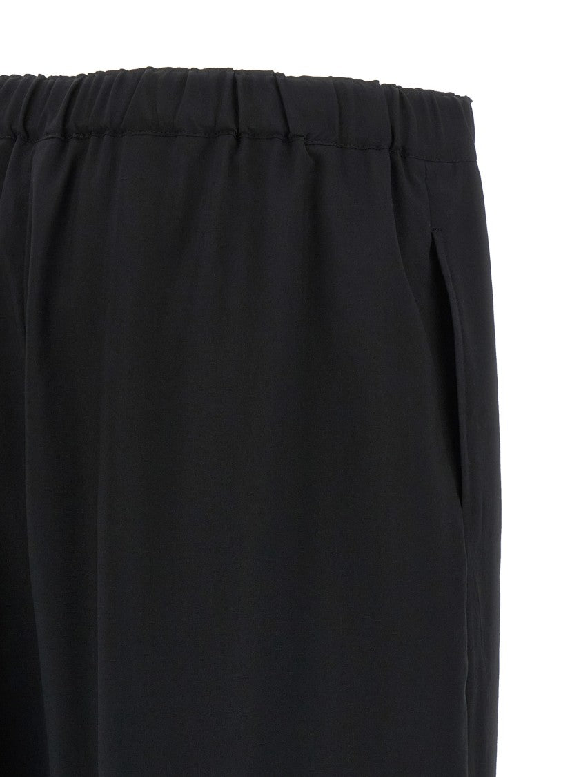 Comme Des Garçons Light Wool Trousers With Egg-Shaped Silhouette