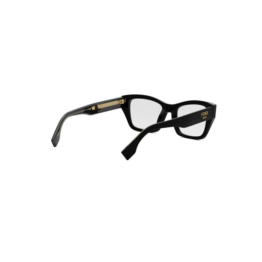 Fendi Fe50118i Oversized Square Frame Eyeglasses