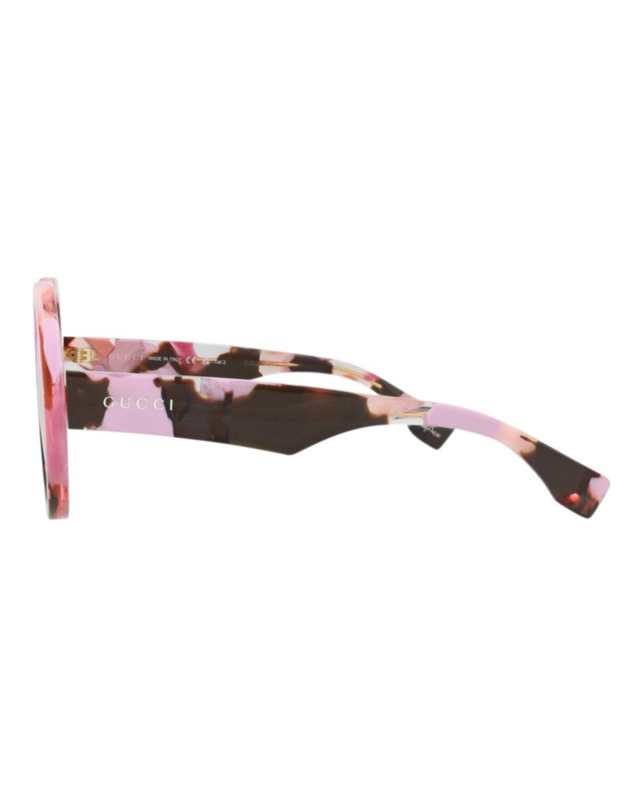 Gucci Round-Frame Recycled Acetate Sunglasses