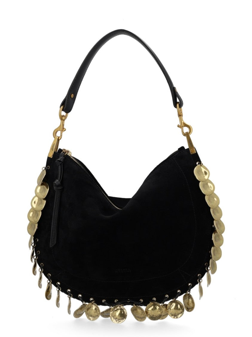 Isabel Marant Crescent-Shaped Calf Leather Shoulder Bag