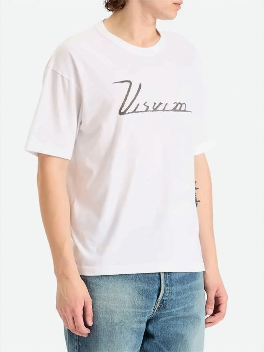 Visvim Short-Sleeve T-Shirt With Handwritten Logo Print