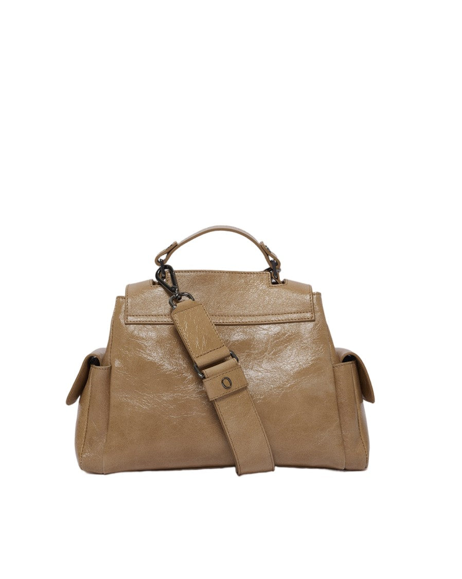 Orciani Glossy Textured Sveva Small Handbag
