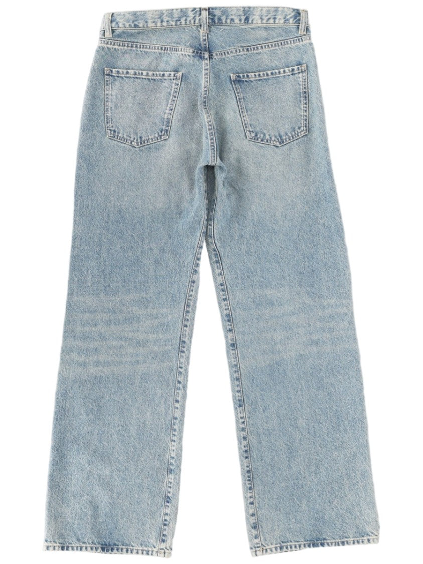 Maison Margiela Light Wash Denim Jeans With Classic Five-Pocket Design