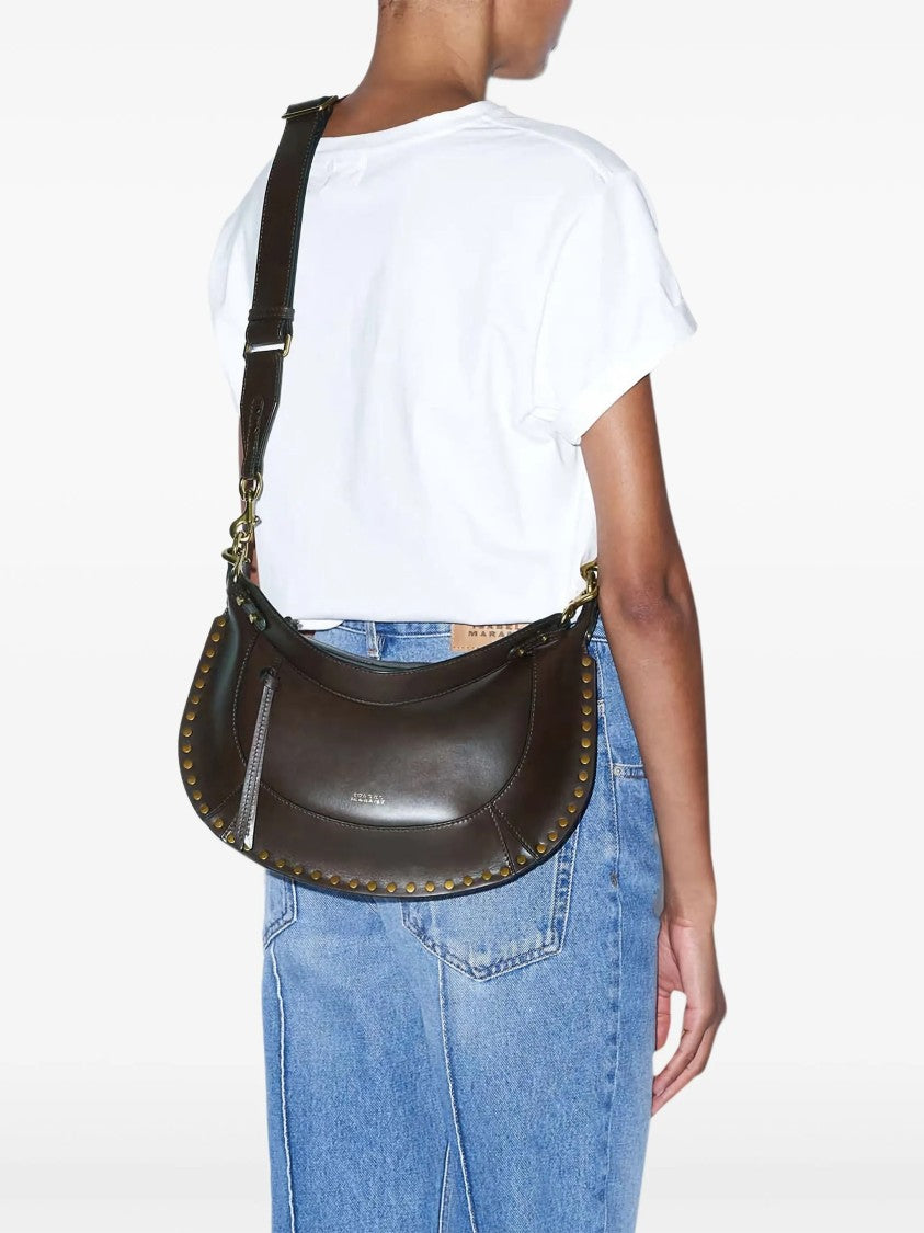 Isabel Marant Black Naoko Smooth Leather Shoulder Bag