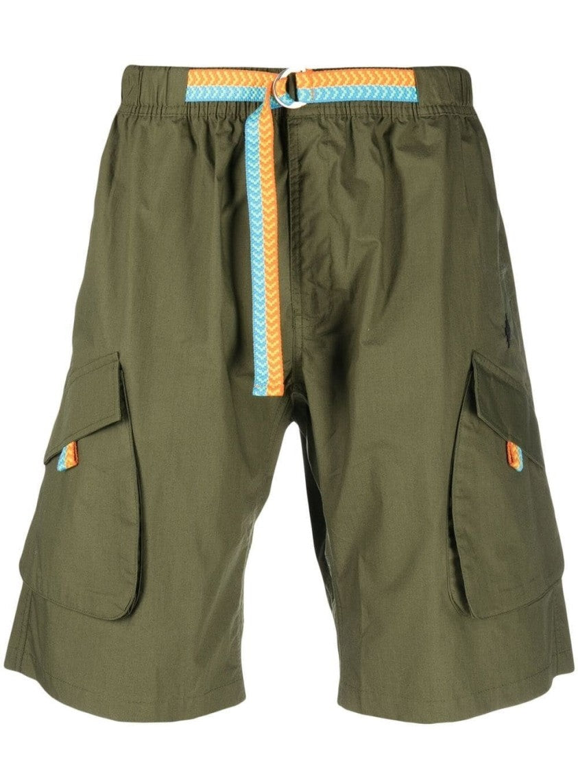 Marcelo Burlon Cross Cotton Cargo Shorts