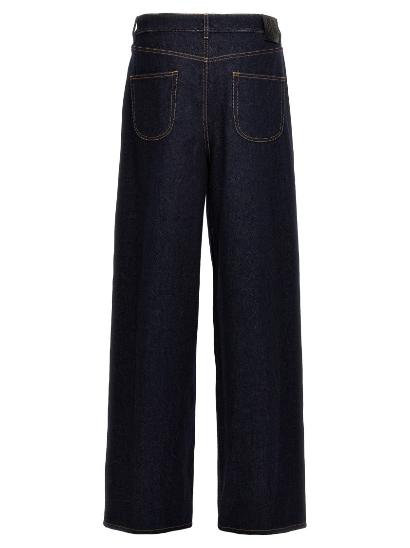 Off-White Baggy Tapered Jeans