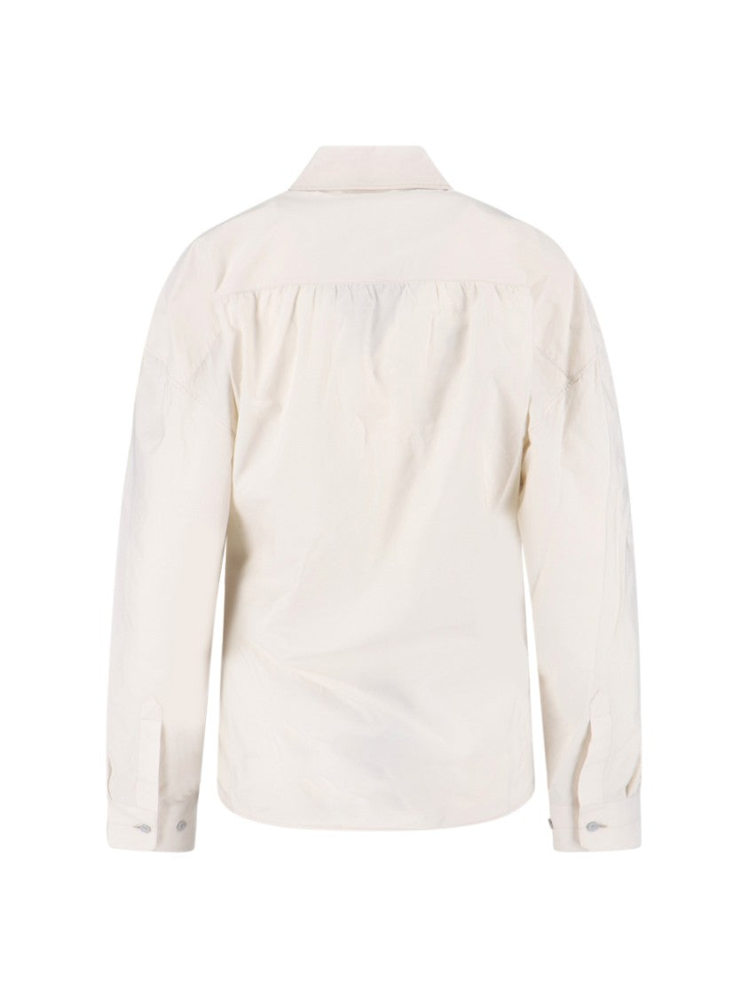Lemaire Draped Shirt – Cream